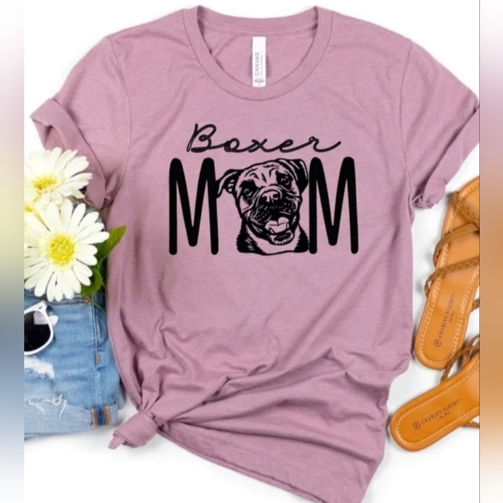 Boxer Mom Dog T-shirt